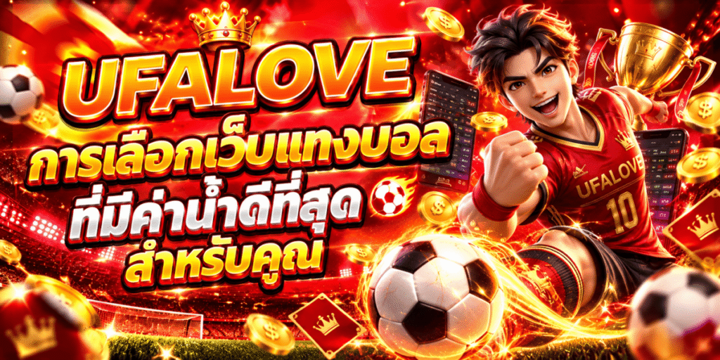 UFALOVE การเลือกเว็บแทงบอลที่มีค่าน้ำดีที่สุดสำหรับคุณ