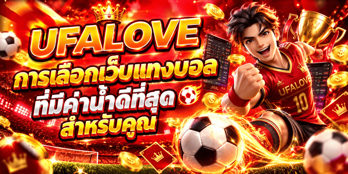 UFALOVE การเลือกเว็บแทงบอลที่มีค่าน้ำดีที่สุดสำหรับคุณ